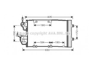 AVA QUALITY COOLING OL5454 kondensatorius, oro kondicionierius