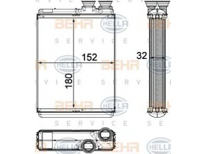 HELLA 8FH 351 315-501 šilumokaitis, salono šildymas 
 Šildymas / vėdinimas -> Šilumokaitis
6448.V3
