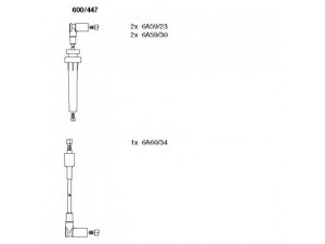 BREMI 600/447 uždegimo laido komplektas 
 Kibirkšties / kaitinamasis uždegimas -> Uždegimo laidai/jungtys
04773841