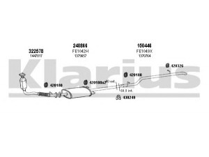 KLARIUS 362059E išmetimo sistema