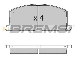 BREMSI BP2255 stabdžių trinkelių rinkinys, diskinis stabdys 
 Techninės priežiūros dalys -> Papildomas remontas
0449112280, 0449117080, 0049112281