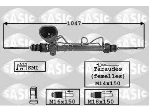 SASIC 7006118 vairo pavara 
 Vairavimas -> Vairo pavara/siurblys
7701351997, 7701467263