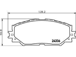 HELLA PAGID 8DB 355 006-861 stabdžių trinkelių rinkinys, diskinis stabdys 
 Techninės priežiūros dalys -> Papildomas remontas
0446502220, 0446502240, 0446512610