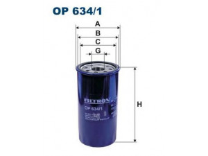 FILTRON OP634/1 alyvos filtras 
 Techninės priežiūros dalys -> Techninės priežiūros intervalai
8971679720, 650304, 97167972