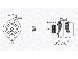 MAGNETI MARELLI 063532623010 kintamosios srovės generatorius 
 Elektros įranga -> Kint. sr. generatorius/dalys -> Kintamosios srovės generatorius
A3T 45693, A3T 45693ZC, A3T 45694