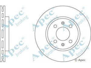 APEC braking DSK573 stabdžių diskas 
 Stabdžių sistema -> Diskinis stabdys -> Stabdžių diskas
4002123, 4002143, 8965890, 8965980