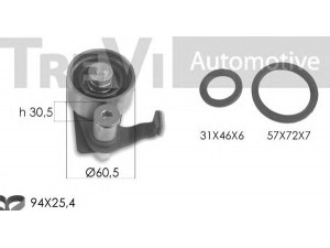 TREVI AUTOMOTIVE KD1411S paskirstymo diržo komplektas 
 Techninės priežiūros dalys -> Papildomas remontas