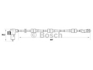 BOSCH 0 265 006 441 jutiklis, rato greitis 
 Elektros įranga -> Jutikliai
4545 69, 96 297 255, 4545 69, 96 297 255