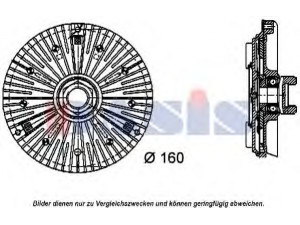 AKS DASIS 078000N sankaba, radiatoriaus ventiliatorius
704682, 77700051