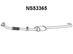 VENEPORTE NS53365 priekinis duslintuvas 
 Išmetimo sistema -> Duslintuvas
20010G9804