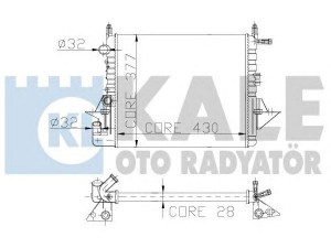 KALE OTO RADYATÖR 130400 radiatorius, variklio aušinimas 
 Aušinimo sistema -> Radiatorius/alyvos aušintuvas -> Radiatorius/dalys
77 01 045 212, 77 01 499 800, 7701045212