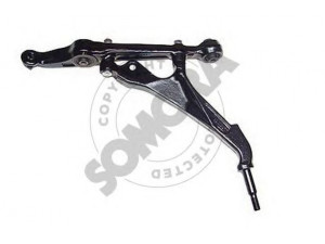 SOMORA 120482 vikšro valdymo svirtis 
 Ašies montavimas/vairavimo mechanizmas/ratai -> Valdymo svirtis/pasukamosios svirties sujungimas -> Vairo trauklės (valdymo svirtis, išilginis balansyras, diago