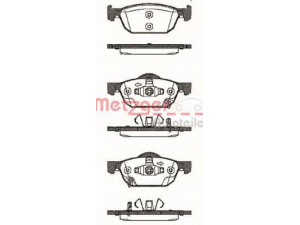 METZGER 1384.02 stabdžių trinkelių rinkinys, diskinis stabdys 
 Techninės priežiūros dalys -> Papildomas remontas
45022-TL1-G00, 45022-TL1-G01