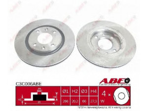 ABE C3C006ABE stabdžių diskas 
 Dviratė transporto priemonės -> Stabdžių sistema -> Stabdžių diskai / priedai
4246R5, 4246W6, 95632048, 95667809