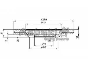 ASHUKI M605-01 stabdžių diskas 
 Stabdžių sistema -> Diskinis stabdys -> Stabdžių diskas
0 986 478 249/BOSCH, 09.5061.10/BREMBO