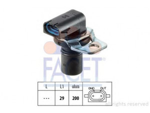 FACET 9.0104 RPM jutiklis, automatinė transmisija 
 Transmisija -> Automatinė pavarų dėžė -> Jutiklis
3 009 084, 6 873 316, F3RP-7H062-AA