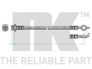 NK 853663 stabdžių žarnelė 
 Stabdžių sistema -> Stabdžių žarnelės
562378, 9094702645