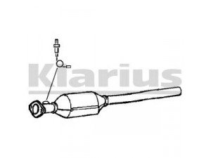 KLARIUS 311193 katalizatoriaus keitiklis 
 Išmetimo sistema -> Katalizatoriaus keitiklis
7700840309, 7700842655