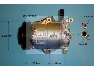 AUTO AIR GLOUCESTER 14-9779 kompresorius, oro kondicionierius 
 Oro kondicionavimas -> Kompresorius/dalys
977012K200, 977012K201