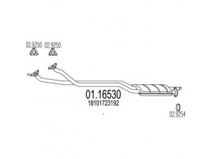 MTS 01.16530 išleidimo kolektorius 
 Išmetimo sistema -> Išmetimo vamzdžiai
18101723192