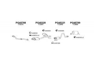 VENEPORTE 450466 išmetimo sistema