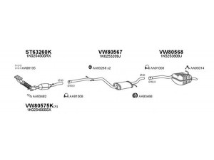VENEPORTE 800300 išmetimo sistema 
 Išmetimo sistema -> Išmetimo sistema, visa