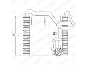 DELPHI TSP0525018 garintuvas, oro kondicionierius 
 Oro kondicionavimas -> Garintuvas