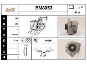 SNRA BM8053 kintamosios srovės generatorius