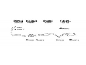 VENEPORTE 550075 išmetimo sistema