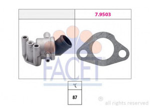 FACET 7.8106 termostatas, aušinimo skystis 
 Aušinimo sistema -> Termostatas/tarpiklis -> Thermostat
5966787, 7626622, 7626623