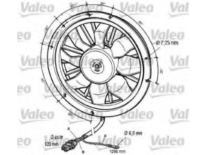 VALEO 696066 ventiliatorius, radiatoriaus 
 Aušinimo sistema -> Oro aušinimas
9497929