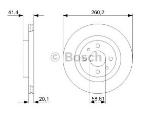 BOSCH 0 986 479 346 stabdžių diskas 
 Dviratė transporto priemonės -> Stabdžių sistema -> Stabdžių diskai / priedai
2112 3501070, 2112 3501075, 21120 3501070 01