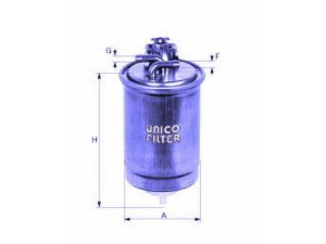 UNICO FILTER FI 8176/3 x kuro filtras 
 Techninės priežiūros dalys -> Papildomas remontas
1C0 127 401, 1CO 127 401, 1J0 127 399 A