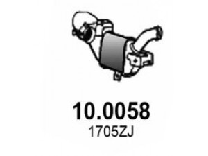 ASSO 10.0058 katalizatoriaus keitiklis 
 Išmetimo sistema -> Katalizatoriaus keitiklis
1705ZJ, 1706K5, 1706R3, 1706R9