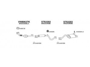 VENEPORTE 800356 išmetimo sistema 
 Išmetimo sistema -> Išmetimo sistema, visa