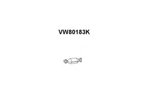 VENEPORTE VW80183K katalizatoriaus keitiklis 
 Išmetimo sistema -> Katalizatoriaus keitiklis