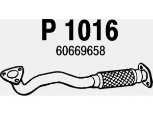FENNO P1016 išleidimo kolektorius 
 Išmetimo sistema -> Išmetimo vamzdžiai
BM70447, 60669658
