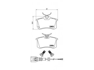 BREMBO P 85 066 stabdžių trinkelių rinkinys, diskinis stabdys 
 Techninės priežiūros dalys -> Papildomas remontas
6Q0698451, 6Q0698451B, 6X0698451