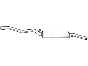 SIGAM 60608 galinis duslintuvas 
 Išmetimo sistema -> Duslintuvas
191253609B, 191253609F