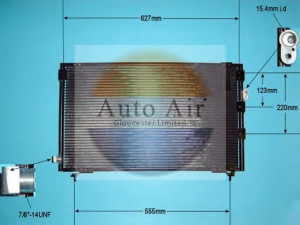 AUTO AIR GLOUCESTER 16-1025 kondensatorius, oro kondicionierius 
 Oro kondicionavimas -> Kondensatorius
88460-44020, 88460-44050, 8846044030