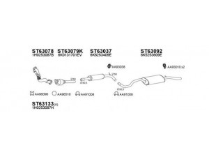 VENEPORTE 630045 išmetimo sistema