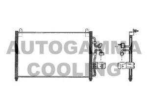 AUTOGAMMA 101463 kondensatorius, oro kondicionierius 
 Oro kondicionavimas -> Kondensatorius
96484258, 96207354, 96211815