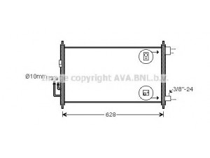 AVA QUALITY COOLING DN5372 kondensatorius, oro kondicionierius 
 Oro kondicionavimas -> Kondensatorius
92100JX00A