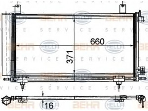HELLA 8FC 351 305-811 kondensatorius, oro kondicionierius 
 Oro kondicionavimas -> Kondensatorius
9035324