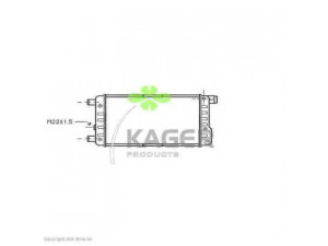 KAGER 31-0397 radiatorius, variklio aušinimas 
 Aušinimo sistema -> Radiatorius/alyvos aušintuvas -> Radiatorius/dalys
4645843, 46475456, 7700881, 7705430