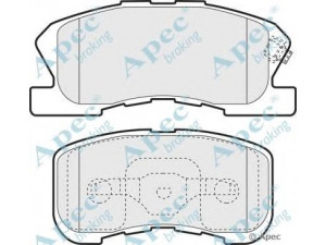 APEC braking PAD1148 stabdžių trinkelių rinkinys, diskinis stabdys 
 Techninės priežiūros dalys -> Papildomas remontas
04491-97201000, 04491-97205-000