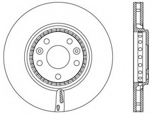 OPEN PARTS BDA2547.20 stabdžių diskas 
 Stabdžių sistema -> Diskinis stabdys -> Stabdžių diskas
402060003R, 402064155R