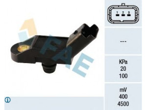 FAE 15009 jutiklis, įsiurbimo kolektoriaus slėgis 
 Elektros įranga -> Jutikliai
9631813680, 9639418880, 1920.1K