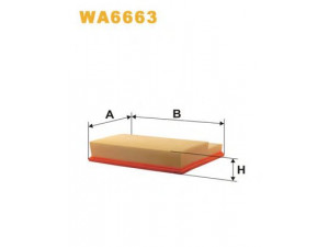 WIX FILTERS WA6663 oro filtras 
 Techninės priežiūros dalys -> Techninės priežiūros intervalai
6040940104, 6040940404, 6040941304