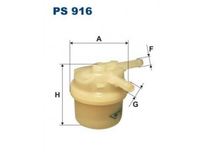 FILTRON PS916 kuro filtras 
 Techninės priežiūros dalys -> Papildomas remontas
D1051, FS105, FS13